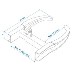 Hjulklemme XL universal