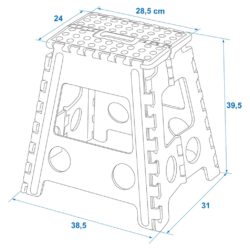 Sammenleggbar krakk til campingvogn eller camping 39,5 cm 770826