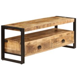 TV-benk 120x35x45 cm heltre mango