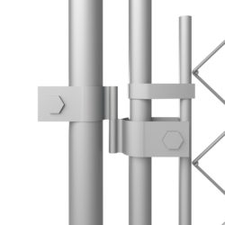 Utendørs hundegård med tak 7,6×3,8×2,3 m