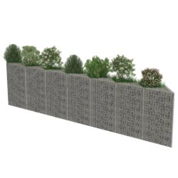 Gabion galvanisert stål 450x30x100 cm