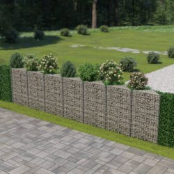 Gabion galvanisert stål 450x30x100 cm