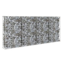 Gabion med topp- og bunndekke galvanisert stål 200x20x85 cm