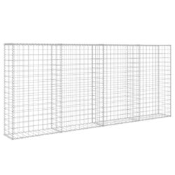 Gabion med topp- og bunndekke galvanisert stål 200x20x85 cm