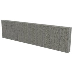 Gabion med topp- og bunndekke galvanisert stål 600x30x150 cm