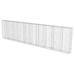 Gabion med topp- og bunndekke galvanisert stål 600x30x150 cm