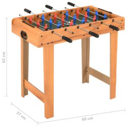 Fotballbord mini 69x37x62 cm lønnetre