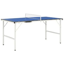 Bordtennisbord med nett 152x76x66 cm blå