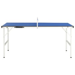 Bordtennisbord med nett 152x76x66 cm blå