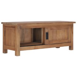 TV-benk 90x30x35 cm heltre teak