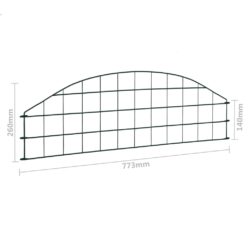 Buet gjerdesett 77,3×26 cm grønn