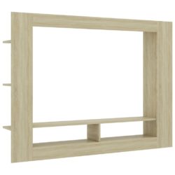 TV-benk sonoma eik 152x22x113 cm konstruert tre