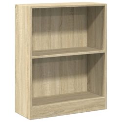 Bokhylle sonoma eik 60x24x76 cm konstruert tre