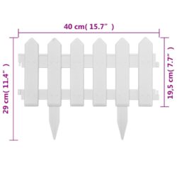 Plenkanter 25 stk hvit 10 m PP