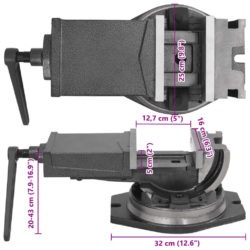 Vippeskrustikke 2 aksler 160 mm