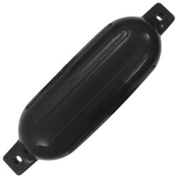 Båtfender 4 stk svart 58,5×16,5 cm PVC