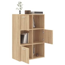 Oppbevaringsskap sonoma eik 60×29,5×90 cm konstruert tre