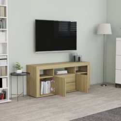 TV-benk sonoma eik 120x30x50 cm konstruert tre