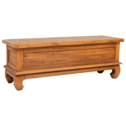 TV-benk 110x35x40 cm heltre teak