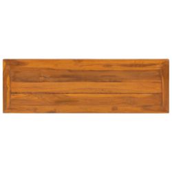 TV-benk 110x35x40 cm heltre teak