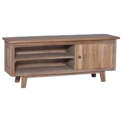 TV-benk 100x30x40 cm heltre teak