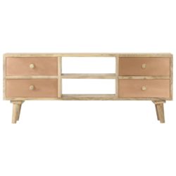 TV-benk 110x30x45 cm heltre mango