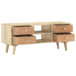 TV-benk 110x30x45 cm heltre mango