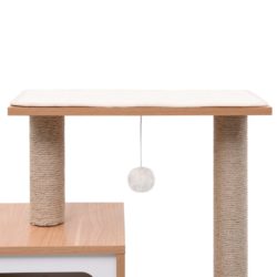 Kattetre med klorematte i sisal 82 cm