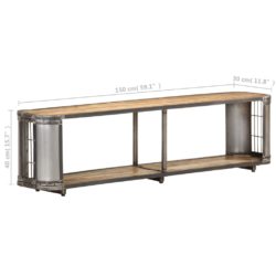 TV-benk 150x30x40 cm heltre mango