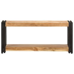 TV-benk 90x30x40 cm heltre akasie