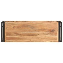 TV-benk 90x30x40 cm heltre akasie