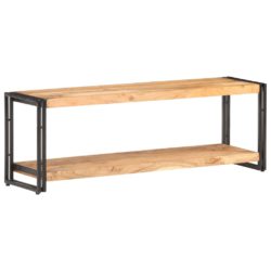 TV-benk 120x30x40 cm heltre akasie