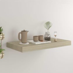 Flytende vegghylle eik 50x23x3,8 cm MDF