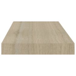 Flytende vegghyller 4 stk eik 50x23x3,8 cm MDF