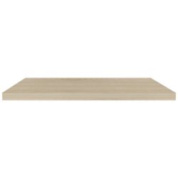 Flytende vegghyller 4 stk eik 90×23,5×3,8 cm MDF