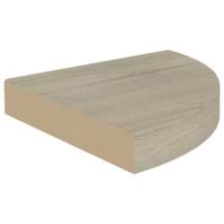 Flytende vegghylle eik 25x25x3,8 cm MDF