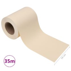 Hageskjerm PVC 35×0,19 m kremhvit