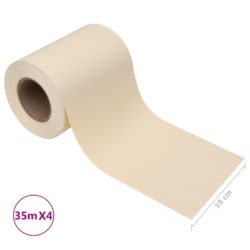 Hageskjerm 4 stk PVC 35×0,19 m kremhvit