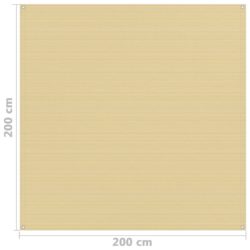 Teltteppe 200×200 cm beige