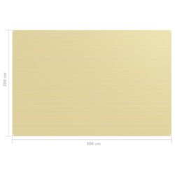 Teltteppe 200×300 cm beige