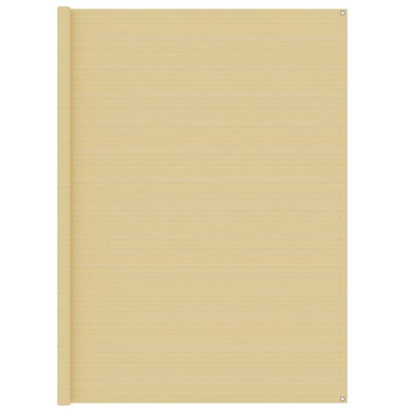 Teltteppe beige 250×250 cm HDPE