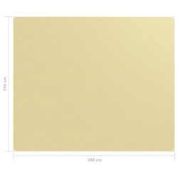 Teltteppe 250×300 cm beige