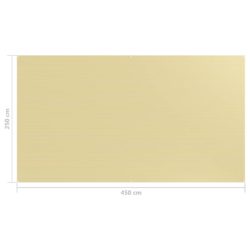 Teltteppe 250×450 cm beige