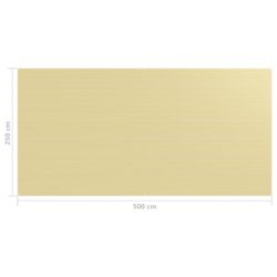 Teltteppe 250×500 cm beige