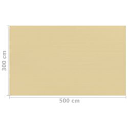 Teltteppe 300×500 cm beige