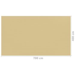 Teltteppe 400×700 cm beige