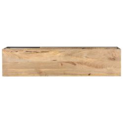 TV-benk 130x30x45 cm grovt mangotre