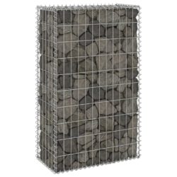 Gabion med dekker galvanisert stål 60x30x100 cm