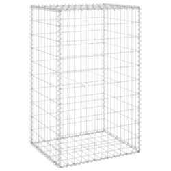 Gabion med dekker galvanisert stål 60x50x100 cm