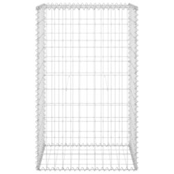 Gabion med dekker galvanisert stål 60x50x100 cm